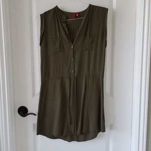 Green summer dress